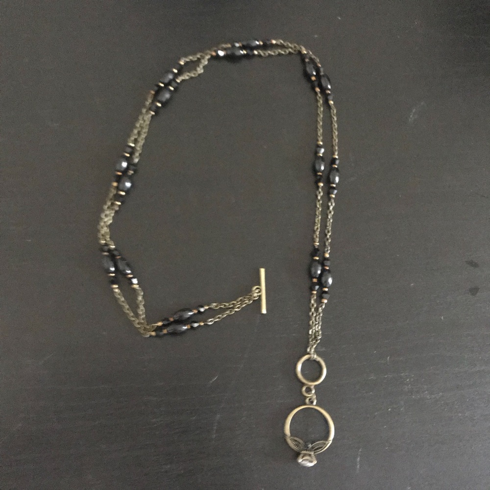 ๐HP๐ 2 Ways to Wear Handmade - Brass/Black Heart - Picture 6 of 8